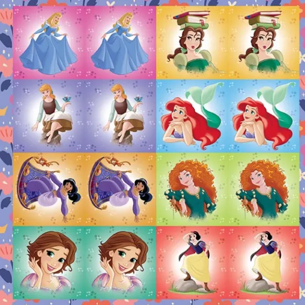 Jiří Models Pexeso v zošite Disney Princezné