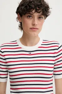Tommy Jeans sveter s krátkym rukávom dámsky bavlnený
