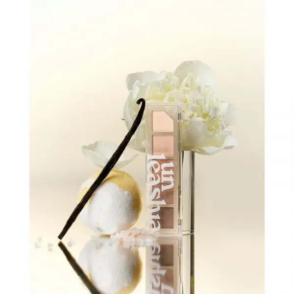 Unleashia Mood Shower Eye Palette paletka očných tieňov odtieň NO.1 Vanilla Shower 1 ks