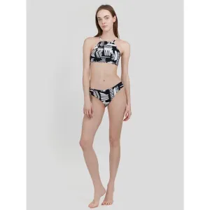 Dámske plavky vrchný diel FUNDANGO Hogg High Neck Top-899-black pattern
