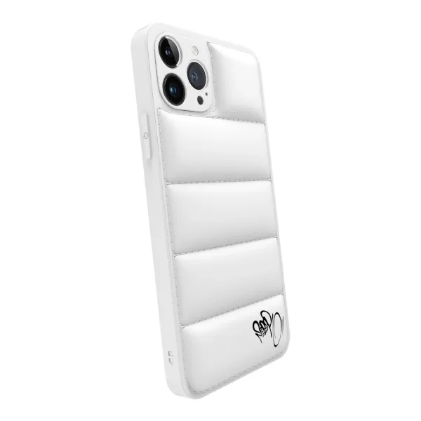 Puffer case pro Apple iPhone 16e - Separ Puffer - Biela