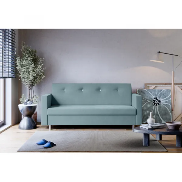 Rozkladacia pohovka, mentolová, LILANA