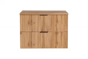 ArtCom Kúpeľňová skrinka s doskou ADEL Oak D80/1 | 80 cm