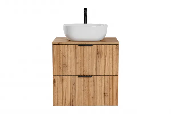 ArtCom Kúpeľňová skrinka s umývadlom a doskou ADEL Oak DU60/1 | 60 cm