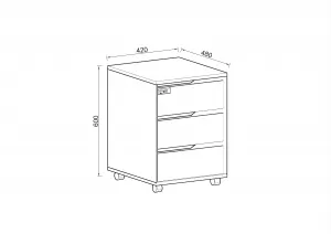 Kancelárska zostava pre 4 osoby Houseland Profit Max 02 2814 dub/biela