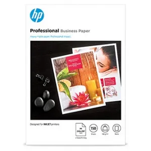 HP PROF MATTE FSC 7MV79A, 180 g/m2, A4, 150ks, matný, biely, foto papier