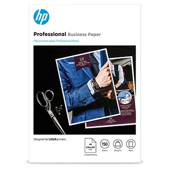HP PROF MATTE FSC 7MV80A, 200 g/m2, A4, 150ks, matný, biely, foto papier