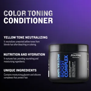Joanna Professional Color Boost Complex revitalizačný kondicionér pre blond a šedivé vlasy 500 g