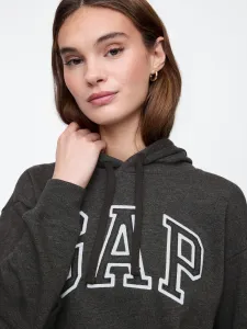 Tmavosivá dámska mikina s kapucňou GAP