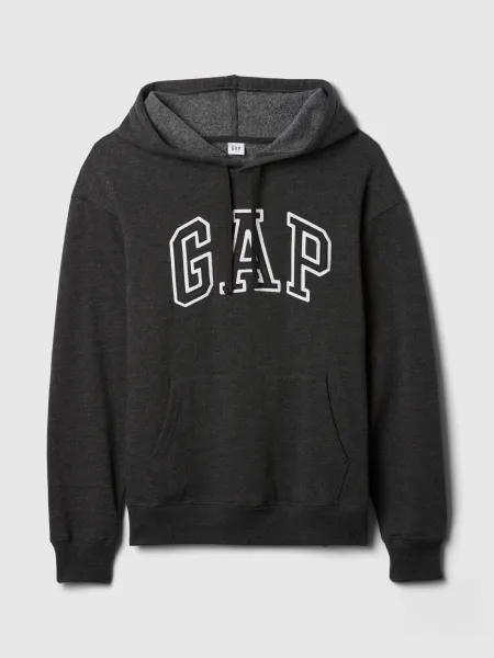 Tmavosivá dámska mikina s kapucňou GAP