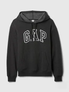 Tmavosivá dámska mikina s kapucňou GAP