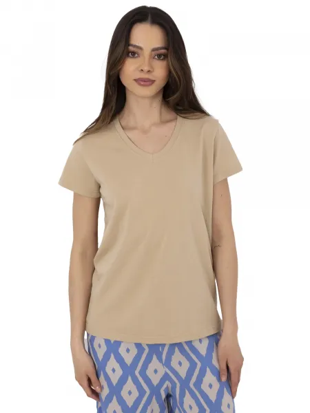 T-shirt-CLM-TS-1639.12-beige