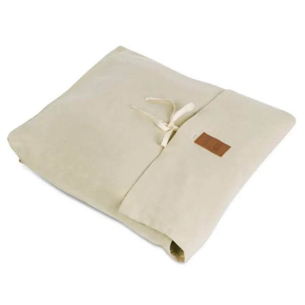 Posteľná súprava LINEN krémová