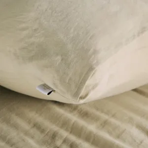 Posteľná súprava LINEN krémová