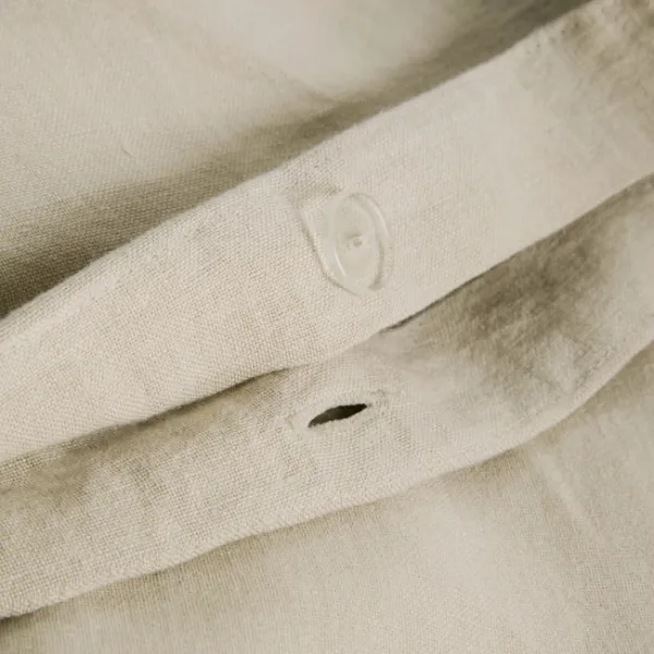 Posteľná súprava LINEN krémová