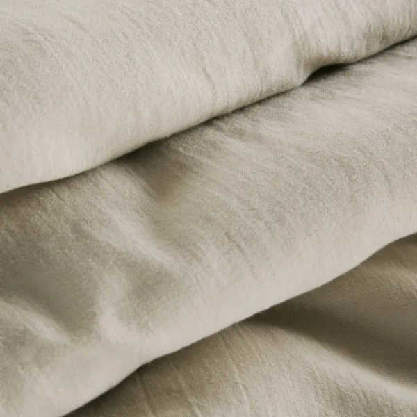 Posteľná súprava LINEN krémová