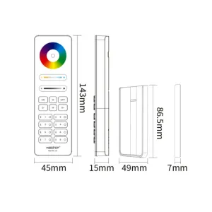 LEDprodukt LED ovládač C8 RGB+CCT 8 okruhov - 2,4GHz