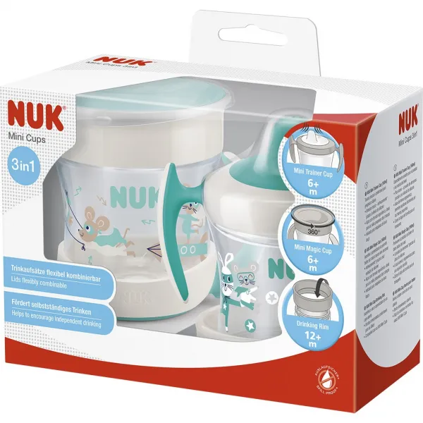 Detský hrnček Mini Cups NUK 360 °neutral