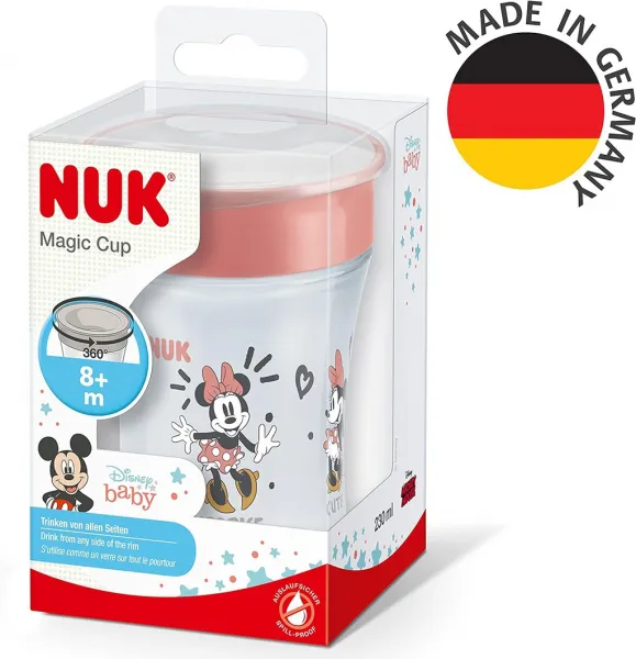 Detský hrnček Magic NUK Cup Minnie  (8+ m.) 360 °