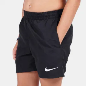 Chlapčenské plavky NIKE SWIM 4 inch VOLLEY SHORT BLACK-BLACK