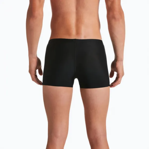 Pánske plavecké boxerky NIKE SWIM SQUARE LEG BLACK-BLACK