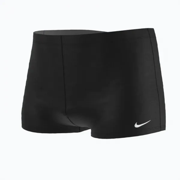 Pánske plavecké boxerky NIKE SWIM SQUARE LEG BLACK-BLACK