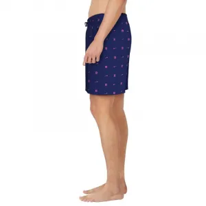 Pánske plavky NIKE SWIM LUXE LETTER 7 inch MIDNIGHT NA-MIDNIGHT NAVY
