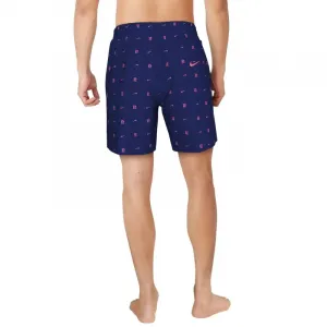 Pánske plavky NIKE SWIM LUXE LETTER 7 inch MIDNIGHT NA-MIDNIGHT NAVY