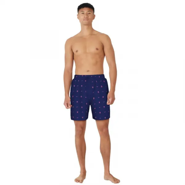 Pánske plavky NIKE SWIM LUXE LETTER 7 inch MIDNIGHT NA-MIDNIGHT NAVY