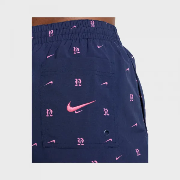 Pánske plavky NIKE SWIM LUXE LETTER 7 inch MIDNIGHT NA-MIDNIGHT NAVY