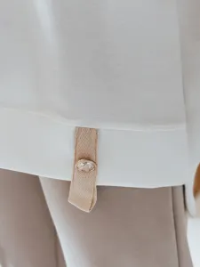 Dámska oversize blúzka SHINE LOVE biela