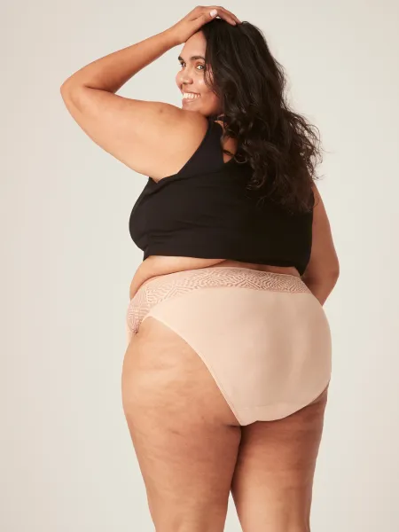 Menštruačné nohavičky Modibodi Sensual French Cut Moderate-Heavy Beige (MODI4030B) M