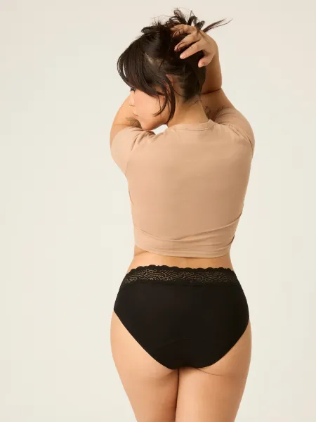 3PACK Menštruačné nohavičky Modibodi Sensual Hi-Waist Bikini Moderate-Heavy (MODI5011) S