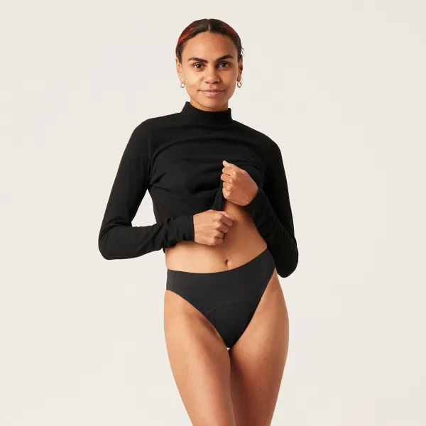 Menštruačné nohavičky Modibodi Seamfree Hi-Leg Cheeky Moderate-Heavy (MODI4079) M
