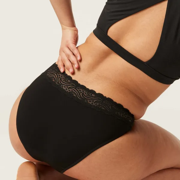 Menštruačné nohavičky Modibodi Sensual Hi-Waist Bikini Light-Moderate (MODI4035) M