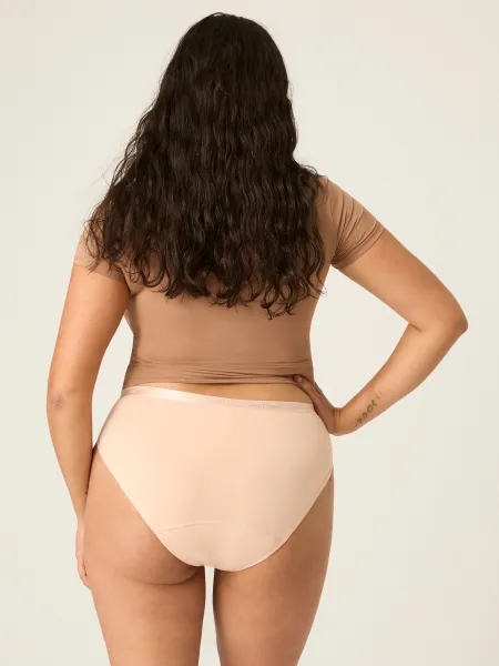 Menštruačné nohavičky Modibodi Classic Bikini Moderate-Heavy Beige (MODI4008B) M