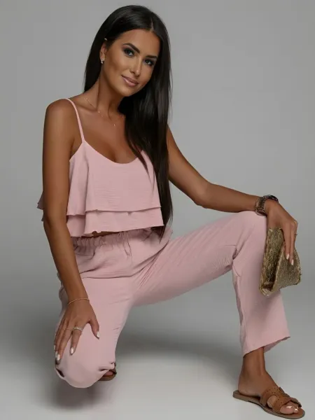 ASPERISSIA Dámsky komplet SANDRA Farba: Ružová, Konfekčná veľkosť: ONESIZE