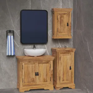 indickynabytok.sk - Skrinka do kúpeľne Guru 40x80x35 indický masív mango