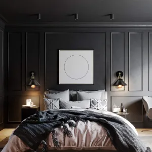 TooLight Nástenná lampa PORTO KINKIET BLACK
