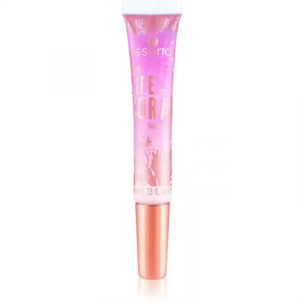 essence LIFE in CORAL lesk na pery odtieň 01 Sun Risin' Reef! 10 ml