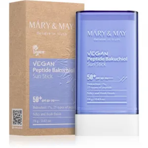 Mary&May Peptide Bakuchiol Sun Stick opaľovací krém v tyčinke s protivráskovým účinkom SPF 50+ 18 g