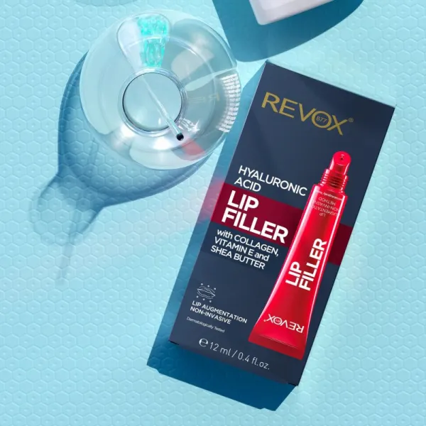 Revox B77 Lip Filler Hyaluronic Acid hydratačný balzam na pery pre zväčšenie objemu 12 ml