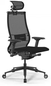 METTA 73 Ergonomická kancelárska stolička Samurai L2-9D, čierna