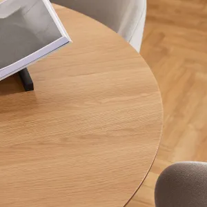 Actona Jídelní stůl Soli 120 cm dub přírodní/černý