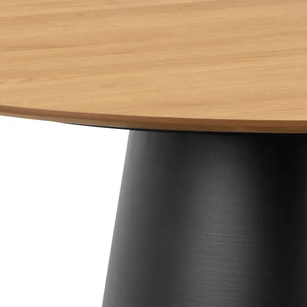 Actona Jídelní stůl Soli 120 cm dub přírodní/černý