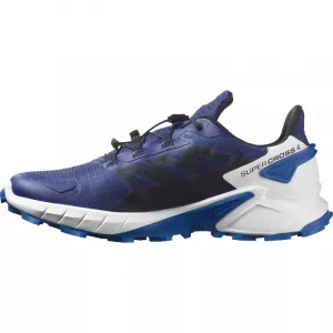 Pánska bežecká trailová obuv SALOMON Supercross 4 M blue print black lapis blue