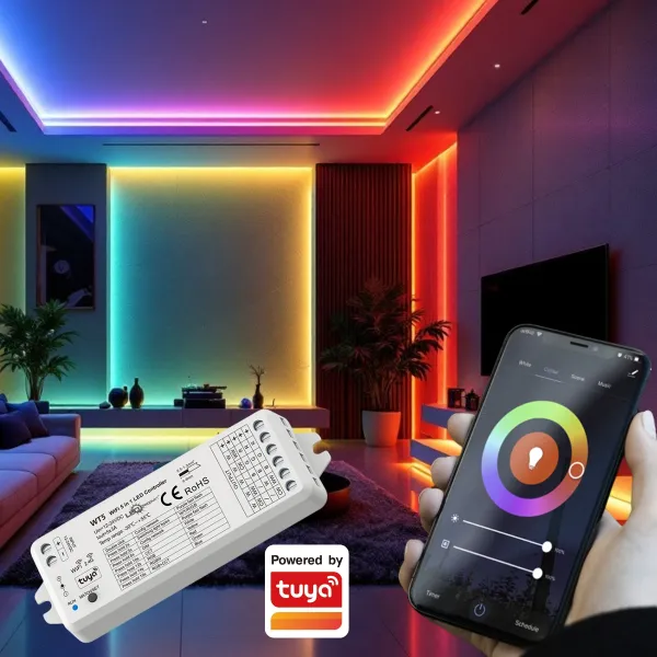 LEDprodukt WIFI LED prijímač 5 in 1 - 2,4GHz Tuya