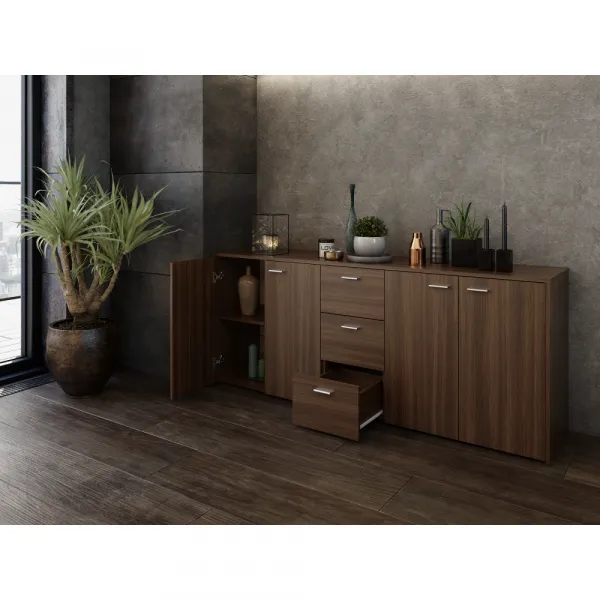 Skriňa HUGOS 180, tabakový orech