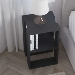 Nočný stolík Houseland Lonie antracitovo šedý