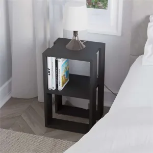 Nočný stolík Houseland Lonie antracitovo šedý